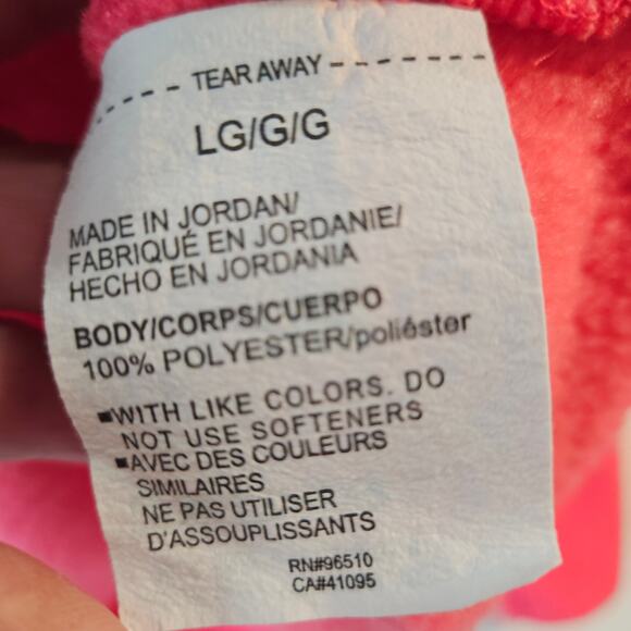 Under Armor Golf Women's Sherpa Pullover Activewear Sweatshirt Coral/Pink Large - Picture 6 of 6